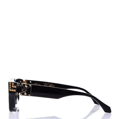 Louis Vuitton Acetate 1.1 Millionaires Sunglasses Z1165E Black 3 of 4
