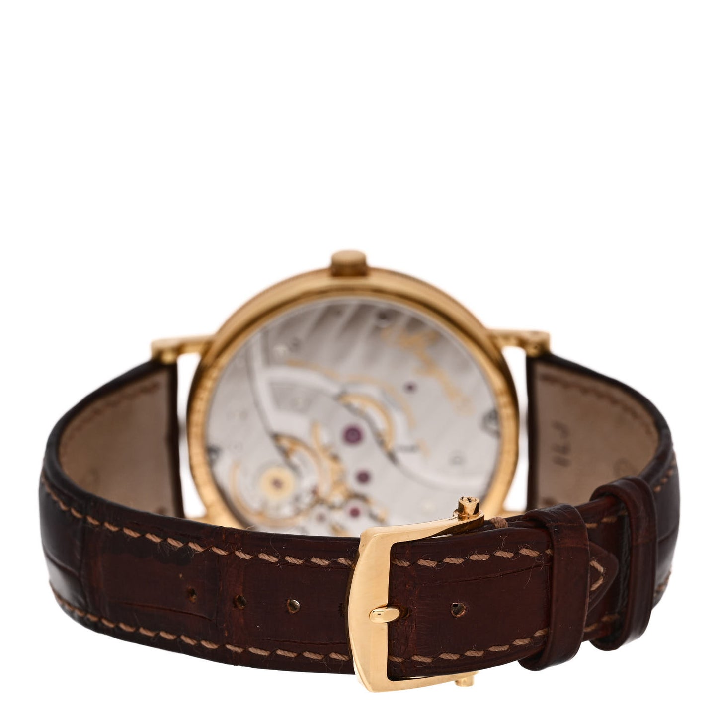 18K Yellow Gold Alligator 41mm Classique Manual Winding Watch 5967BA/11/9W6