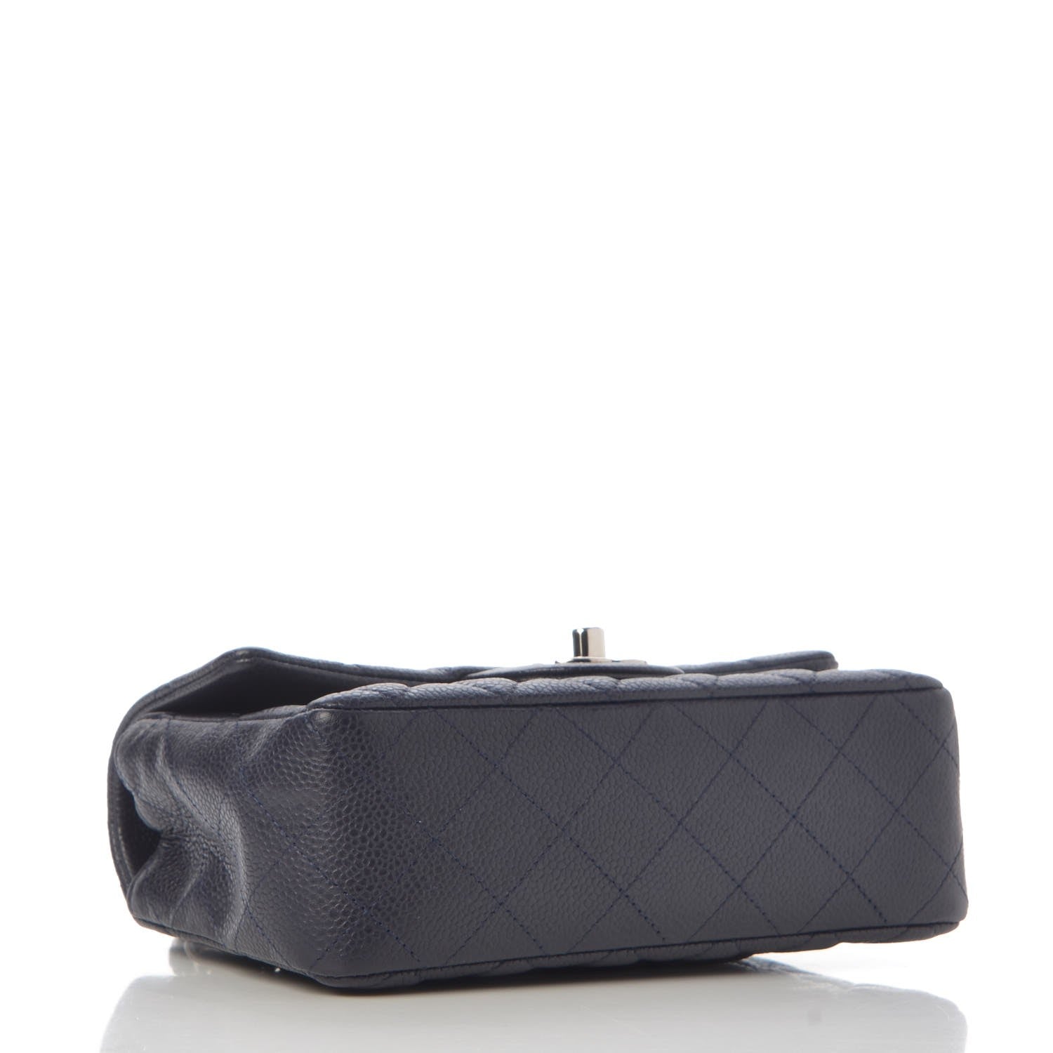 Chanel Caviar Quilted Mini Rectangular Flap Navy 4 of 7