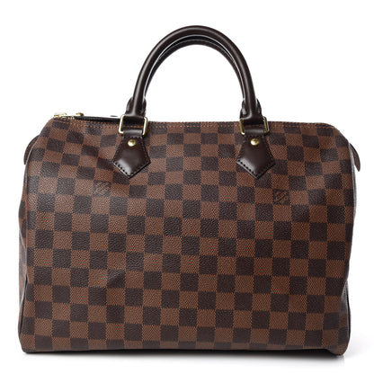Louis Vuitton Damier Ebene Speedy 30 1 of 9