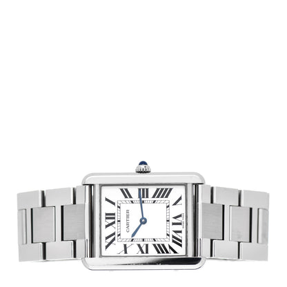 Cartier Stainless Steel 27mm Tank Solo Quartz Watch 2 of 4