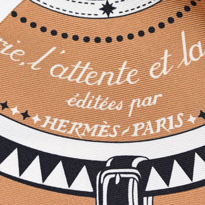 Hermes Silk Couvertures Et Tenues Maxi Twilly Slim Jaune D'Or Camel 3 of 4