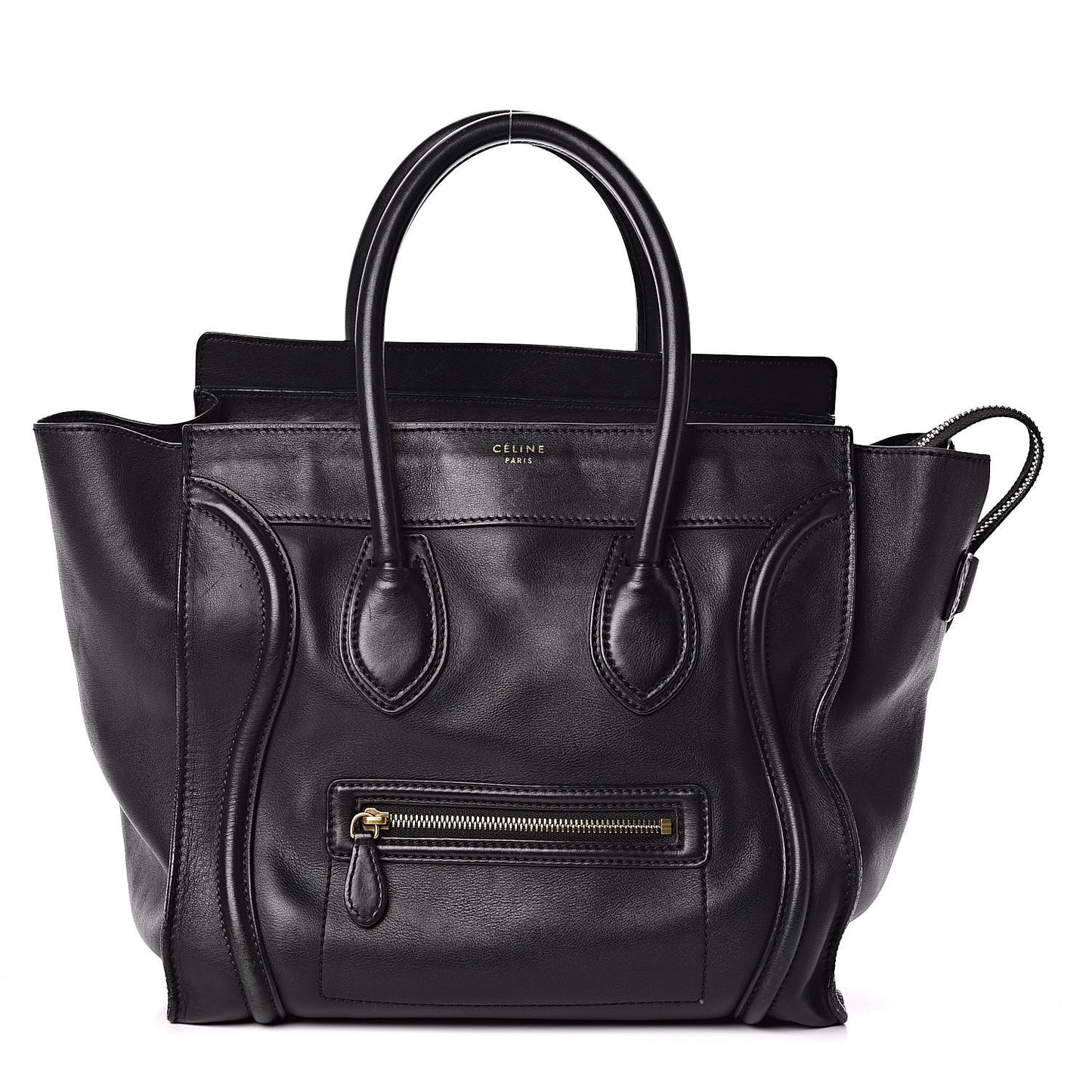 Smooth Calfskin Mini Luggage Black