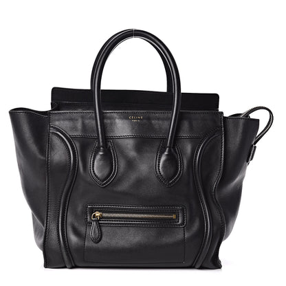 Celine Smooth Calfskin Mini Luggage Black 1 of 29