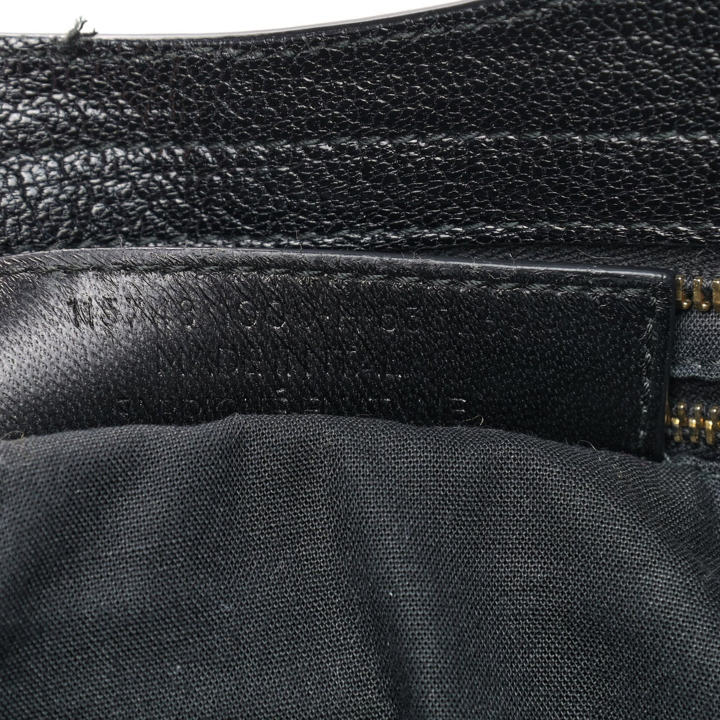 Chevre Gold Metallic Edge Hardware City Black