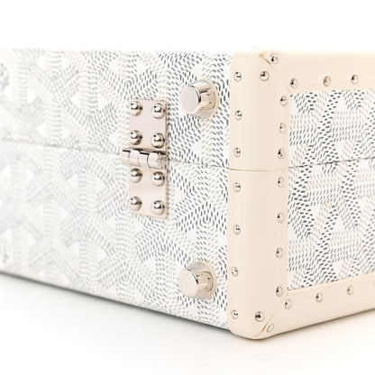 Goyard Goyardine Grand Hotel Trunk White 10 of 10