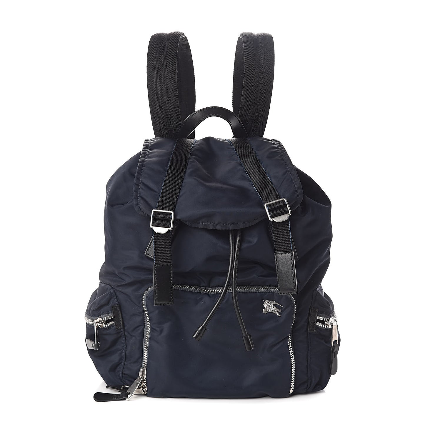 Nylon Puffer Medium Rucksack Backpack Blue