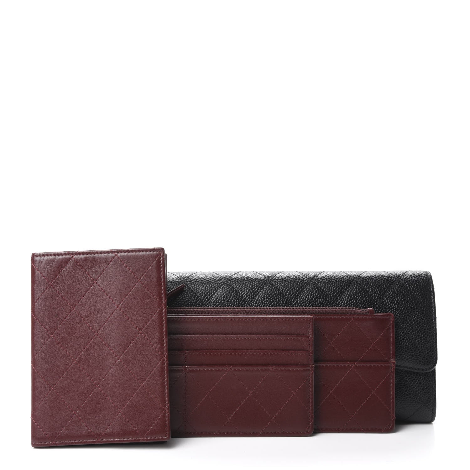 Chanel Caviar Quilted Travel Wallet Black 8 of 8
