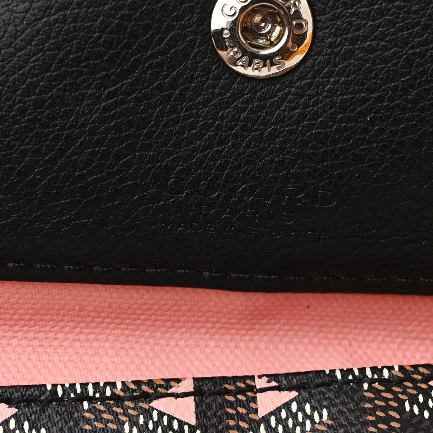 Goyardine Saint Louis Claire Voie GM Black Pink