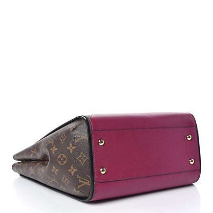 Louis Vuitton Calfskin Monogram Kimono Tote Grape 4 of 9