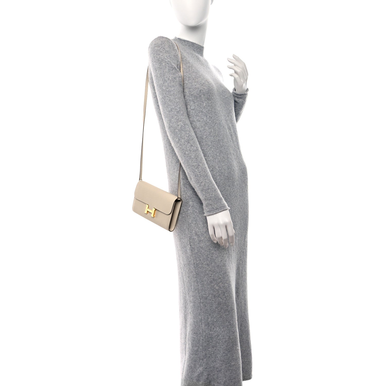 Hermes Epsom Constance Long To Go Wallet Craie 3 of 12