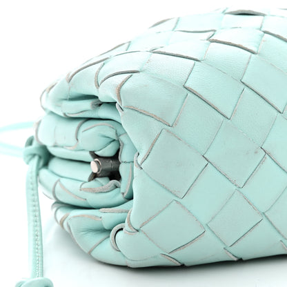 Bottega Veneta Nappa Intrecciato The Mini Pouch Topazio Silver 11 of 13