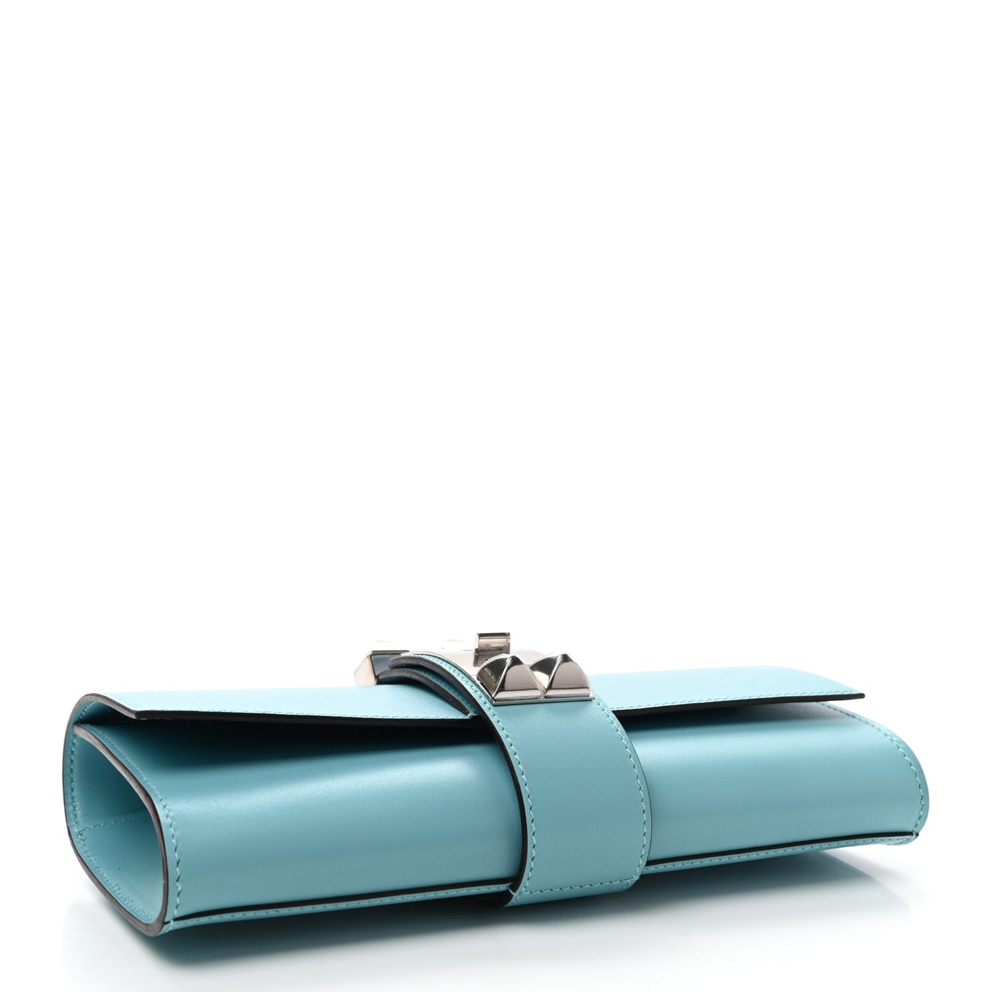 Tadelakt Medor 23 Clutch Bleu Atoll