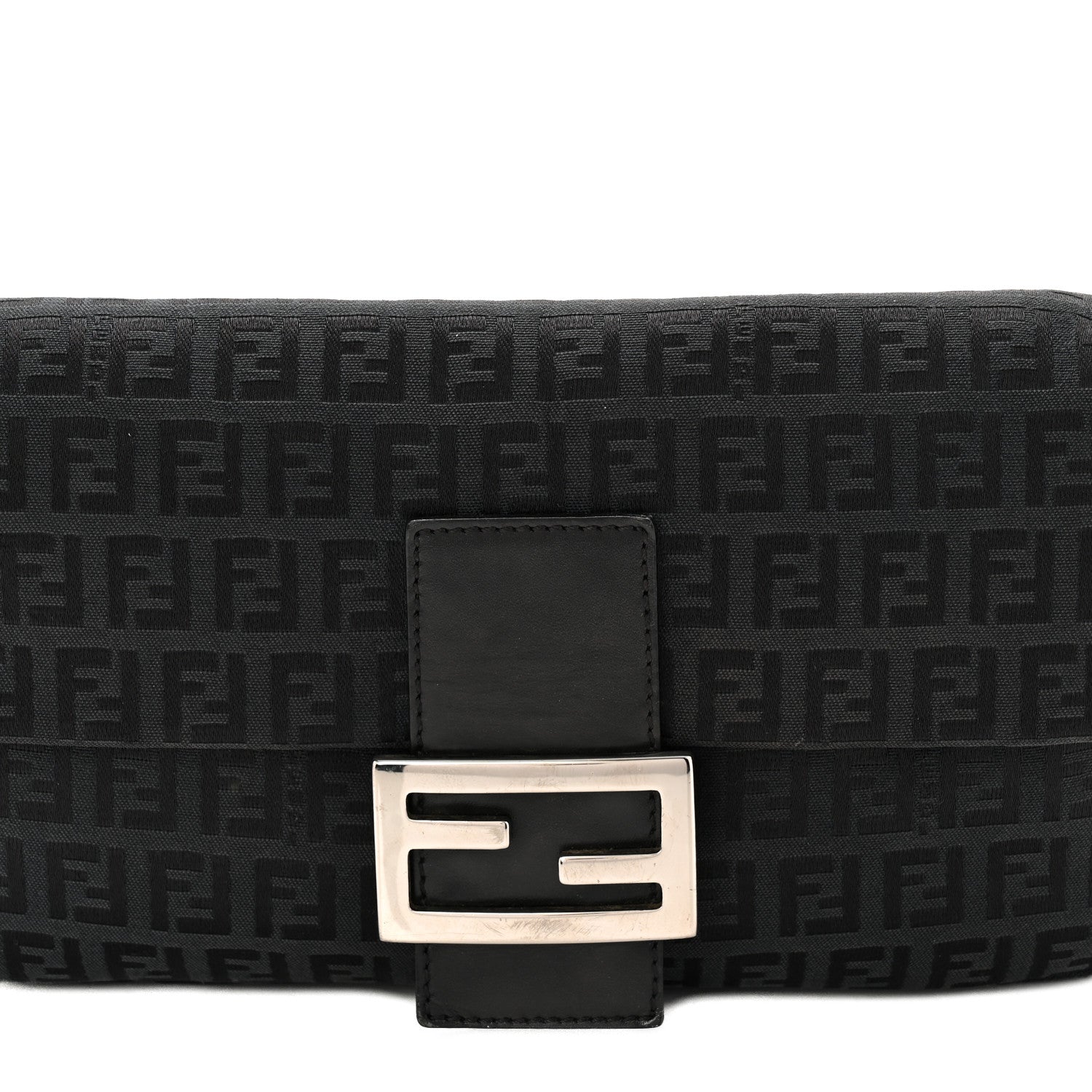 Fendi Zucchino Baguette Black 7 of 11