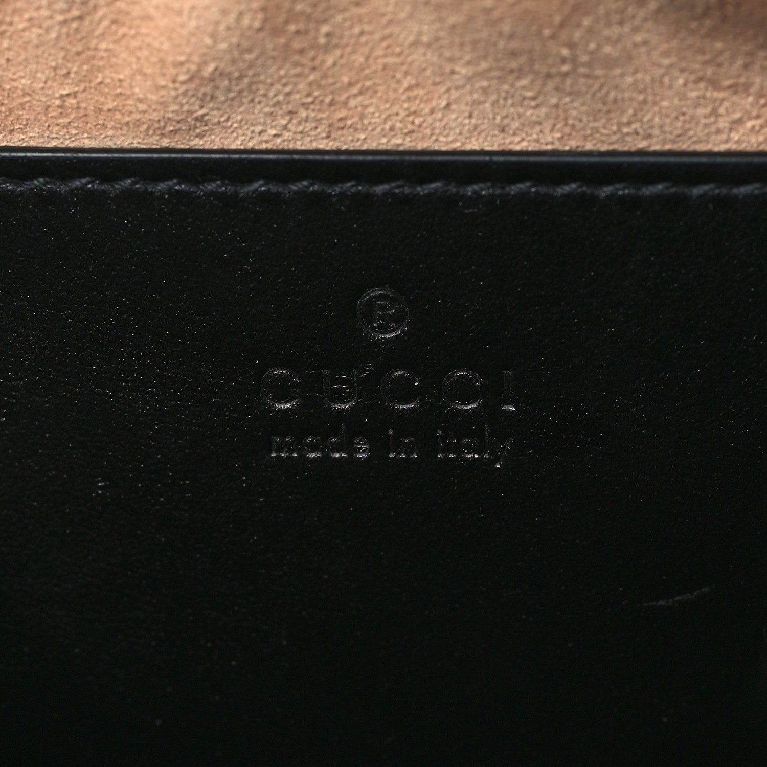 Gucci Calfskin Matelasse Aria Small GG Marmont Chain Shoulder Bag Black 6 of 12