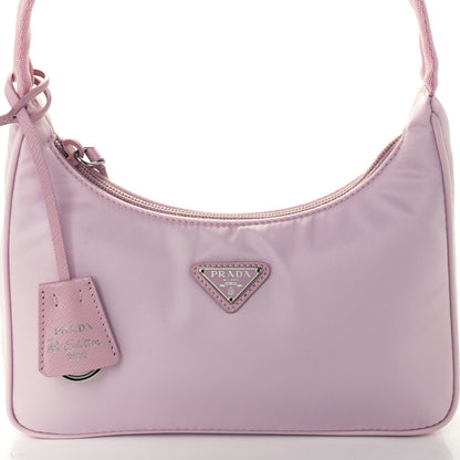 Prada Tessuto Nylon Mini Re-Edition 2000 Bag Alabastro 10 of 12