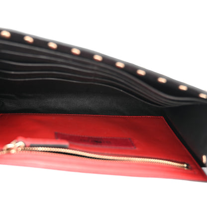Valentino Garavani Nappa Rockstud Spike Wallet On Chain Optic White 4 of 9