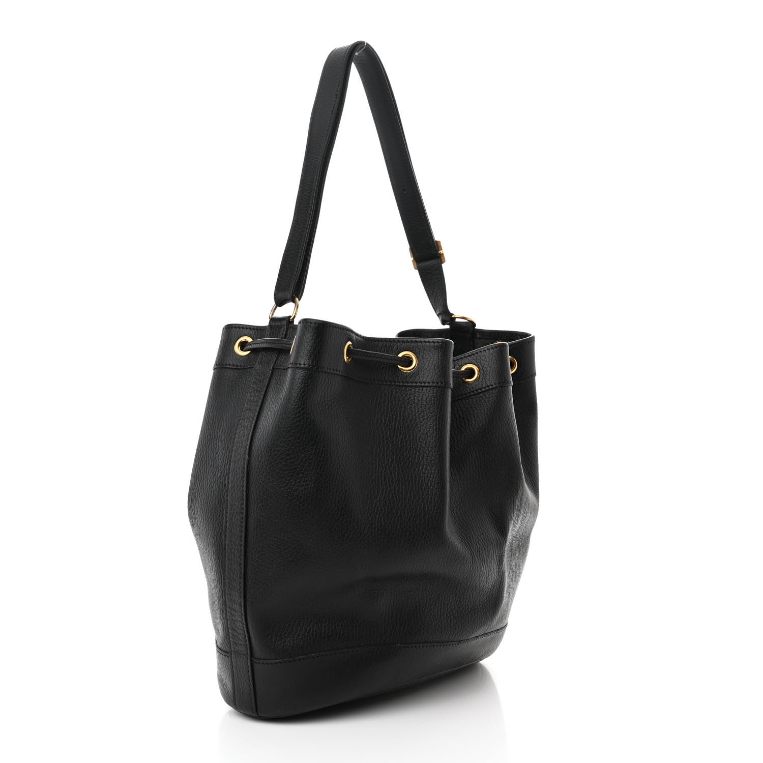 Hermes Evergrain Market Drawstring Bag 28 Black 3 of 10