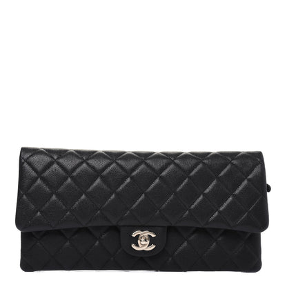 Chanel Caviar Quilted Flap Clutch Black 1 of 11