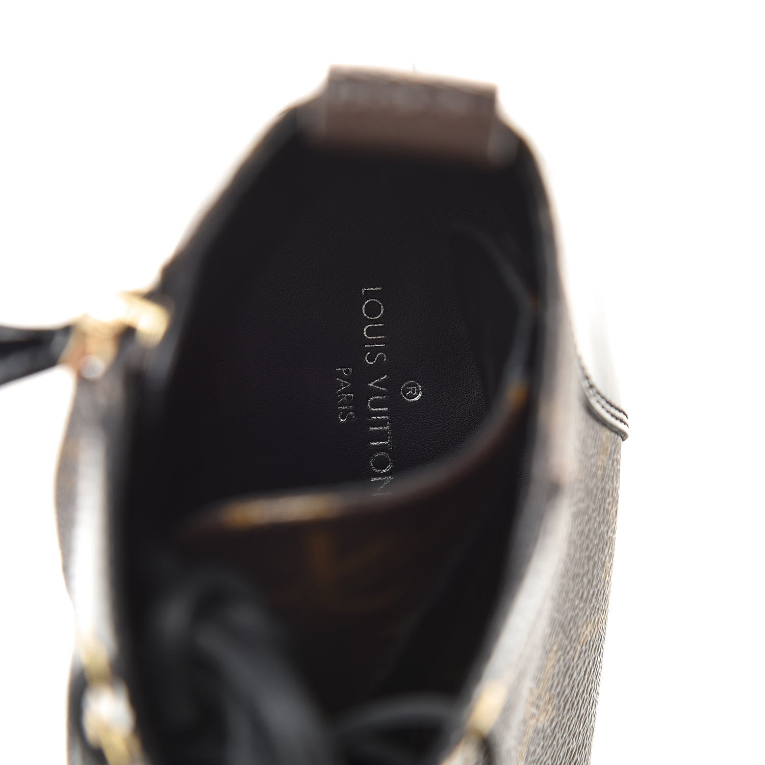 Louis Vuitton Patent Calfskin Monogram Star Trail Ankle Boots 38 Black 7 of 8