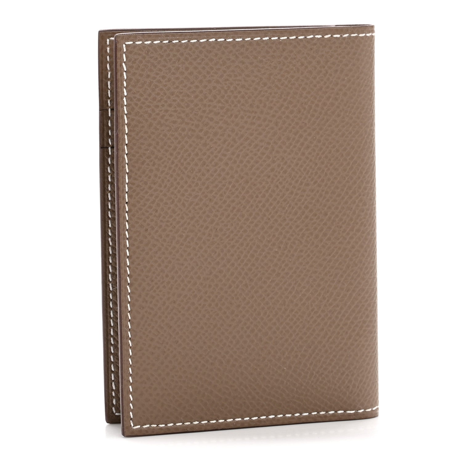 Hermes Epsom MC2 Euclide Card Holder Case Etoupe 3 of 8