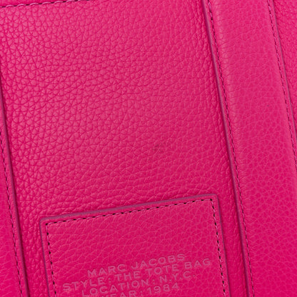 Marc Jacobs Grained Calfskin Small The Tote Bag Hot Pink 11 of 11