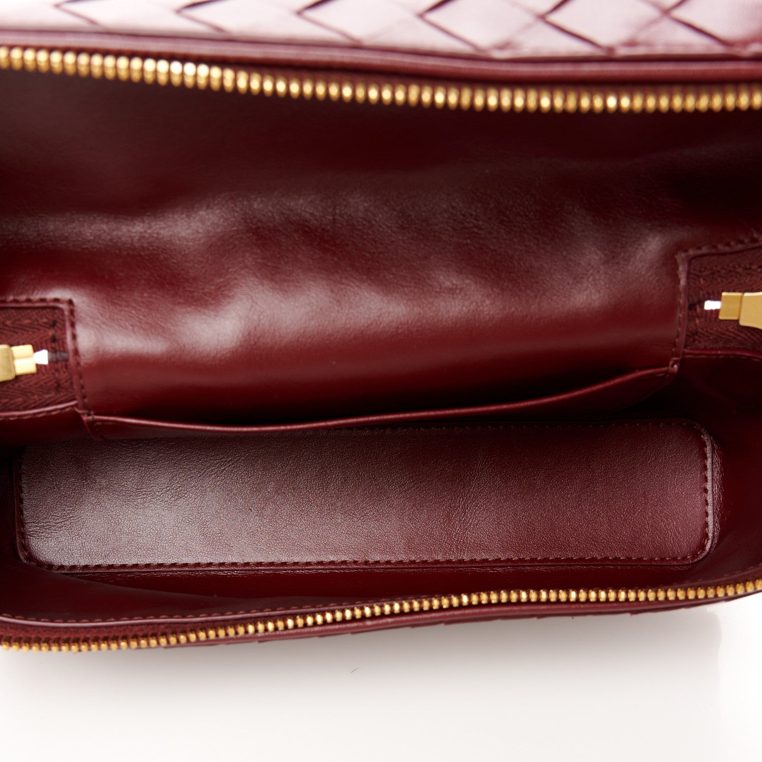 Bottega Veneta Nappa Intrecciato Bang Bang Vanity Case Cherry 5 of 10