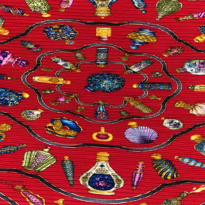 Hermes Silk Plisse Qu' Importe Le Flacon Scarf 2 of 4