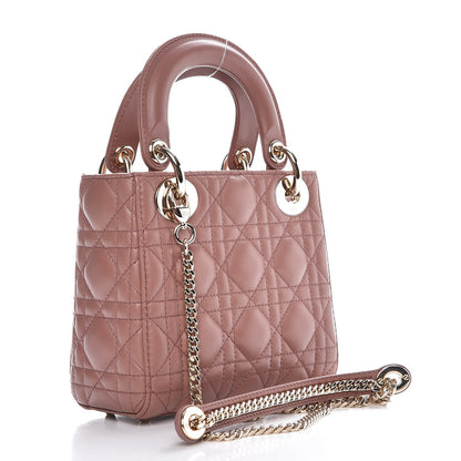 Christian Dior Lambskin Cannage Mini Lady Dior Blush 3 of 7