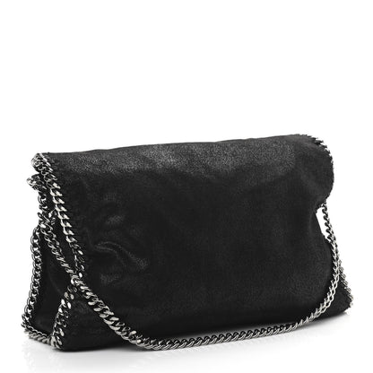 Stella McCartney Shaggy Deer Falabella Fold Over Tote Black 3 of 10