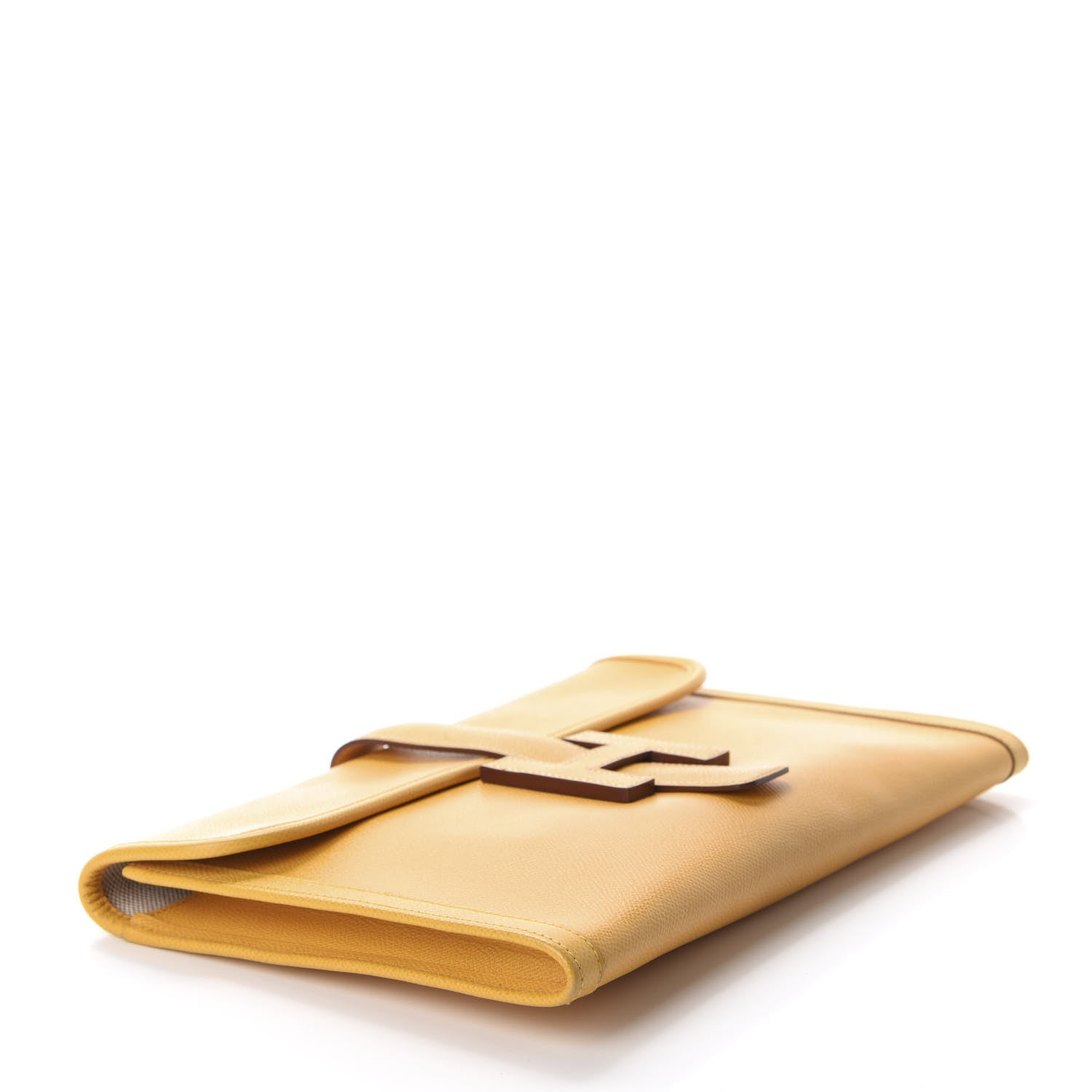 Hermes Courchevel Jige PM Clutch Jaune D'Or 4 of 10