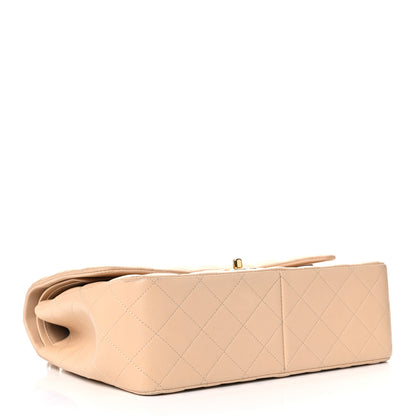 Chanel Lambskin Quilted Jumbo Double Flap Beige Clair 4 of 18