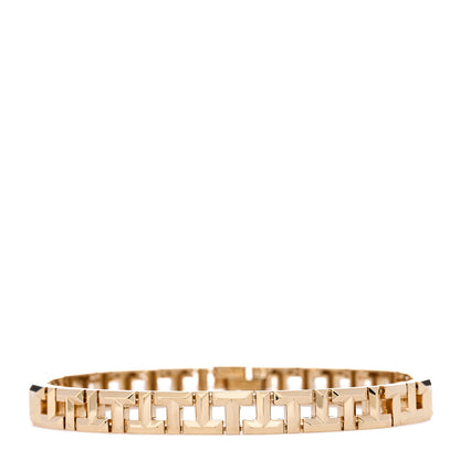 Tiffany 18K Yellow Gold Narrow T True Bracelet 1 of 4
