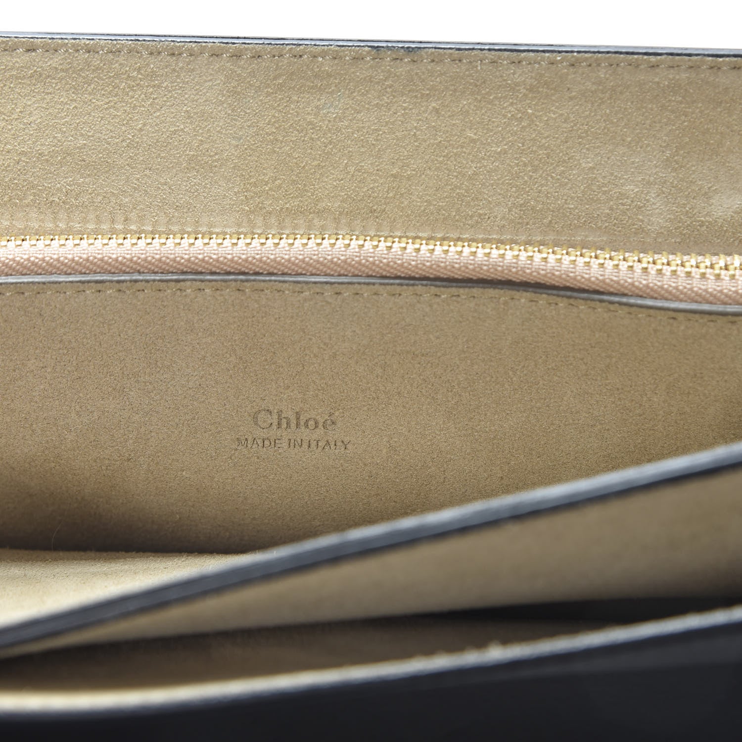 Chloe Suede Calfskin Medium Faye Shoulder Bag Black 10 of 18