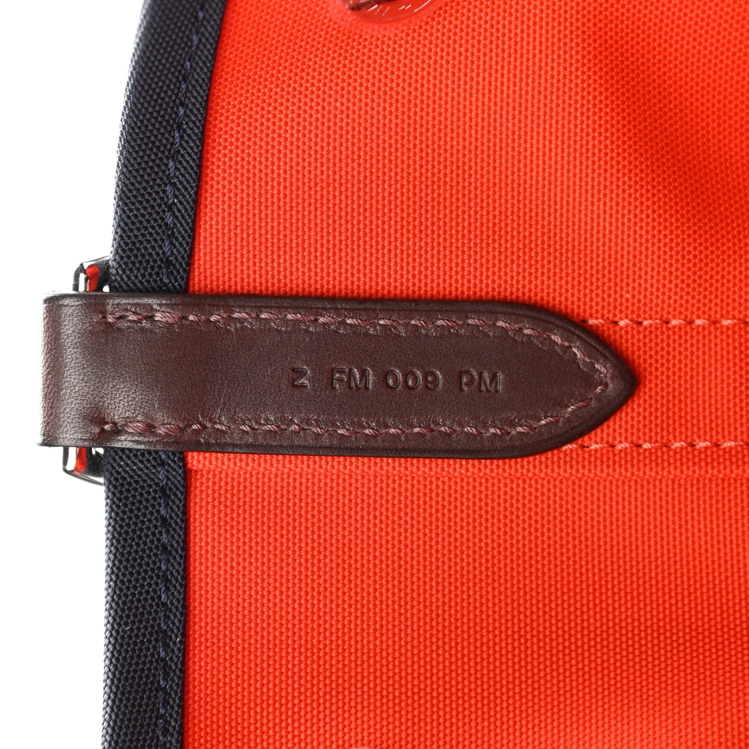 Hermes Toile Sac De Pansage Groom Bleu Navy Feu 10 of 15