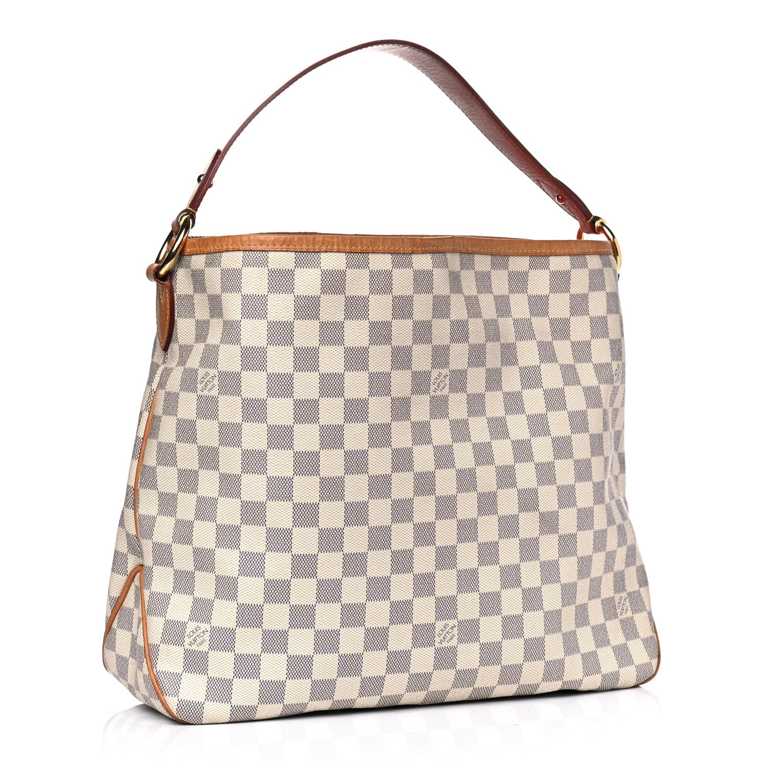 Louis Vuitton Damier Azur Delightful MM Pink 4 of 44