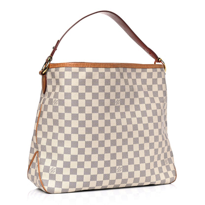 Louis Vuitton Damier Azur Delightful MM Pink 4 of 44