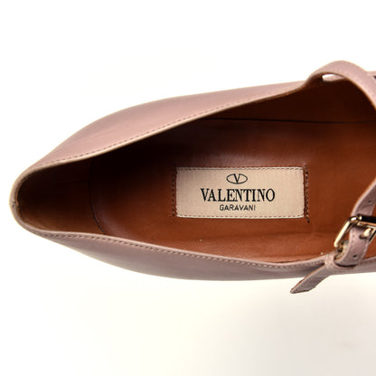 Valentino Garavani Calfskin Soul Rockstud Mary Jane 110mm Pumps 38.5 Poudre 7 of 14