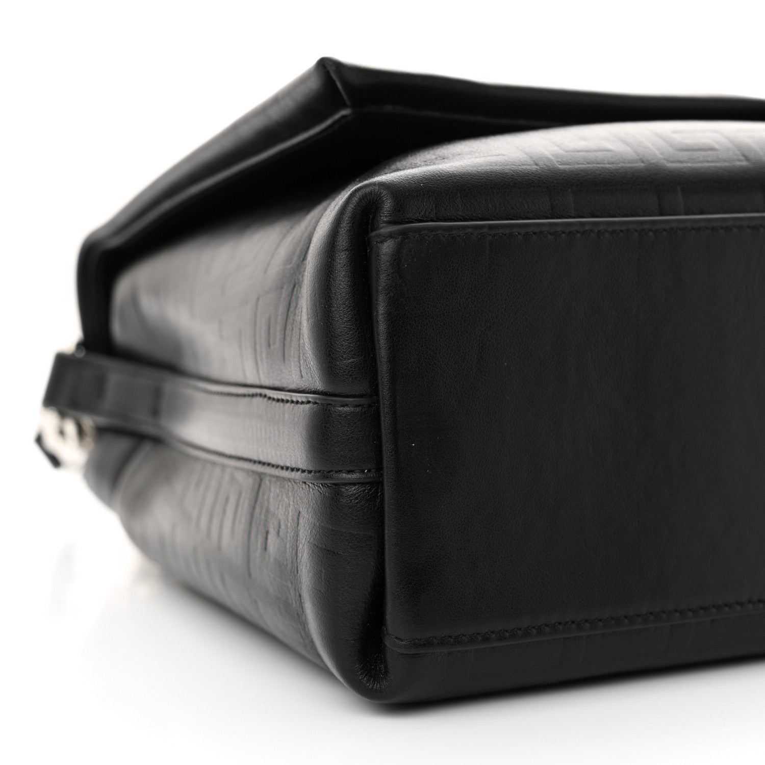 Givenchy Soft Calfskin 4G Embossed Medium Shoulder Bag Black 8 of 11
