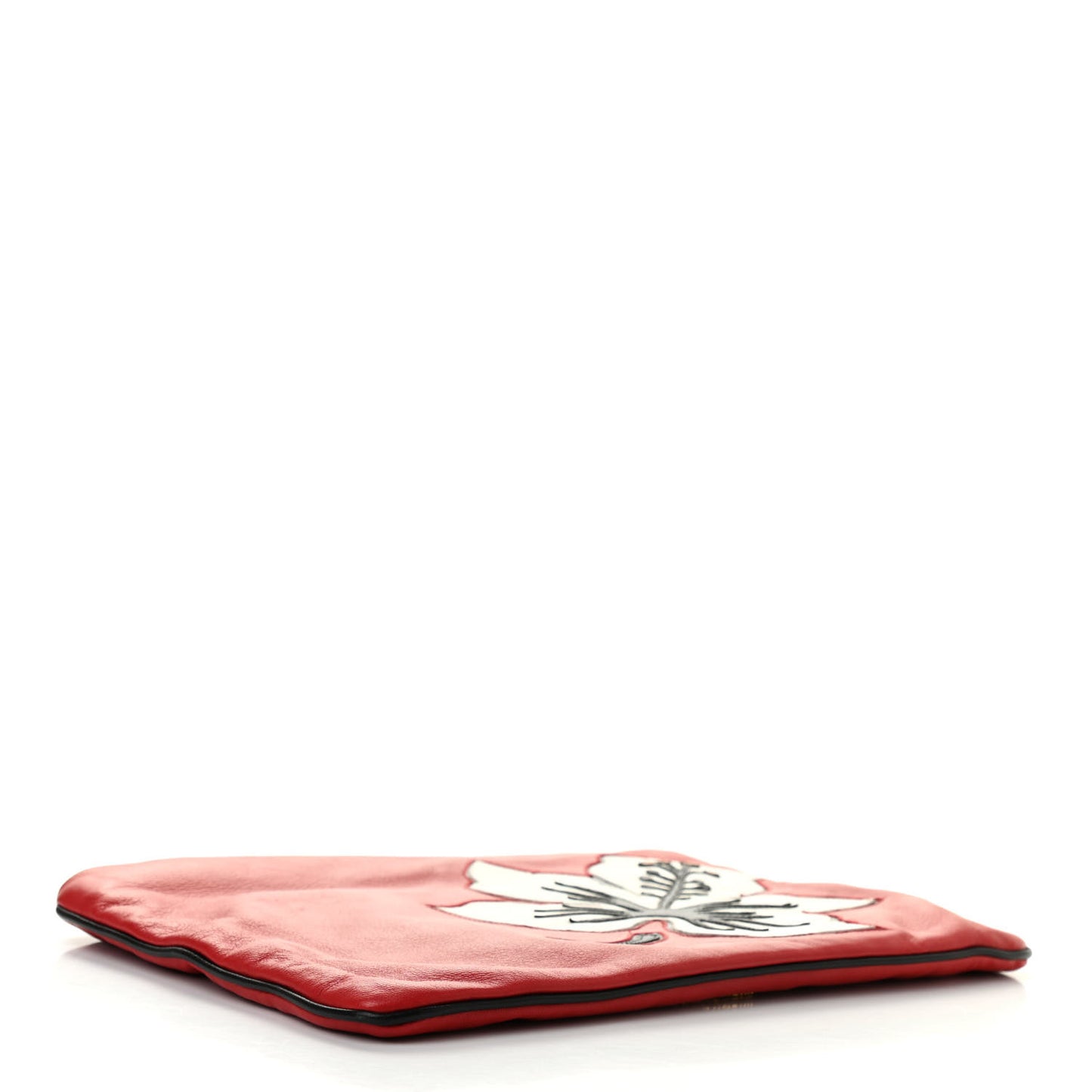 Nappa Zip Pouch Fuoco