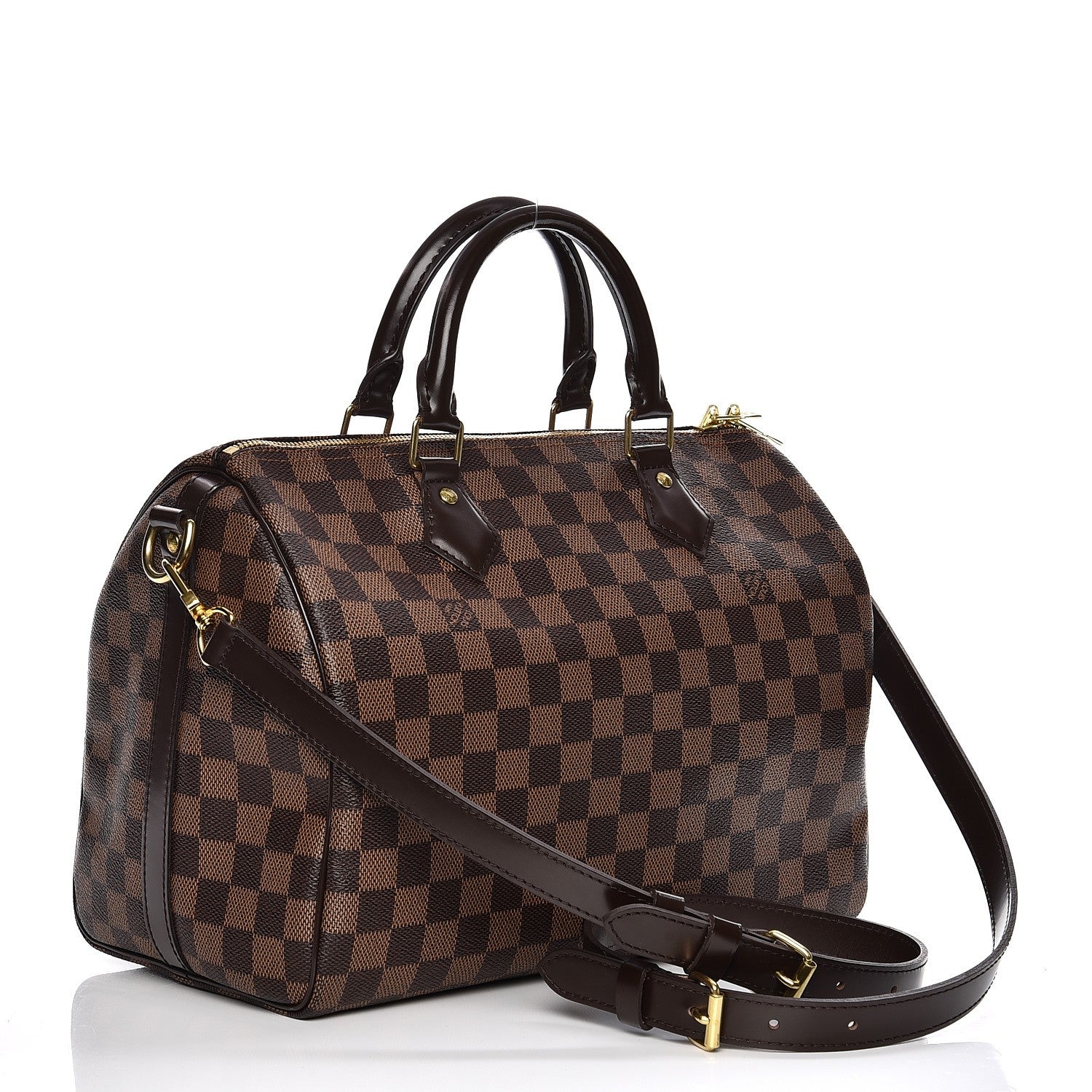Louis Vuitton Damier Ebene Speedy Bandouliere 30 3 of 7