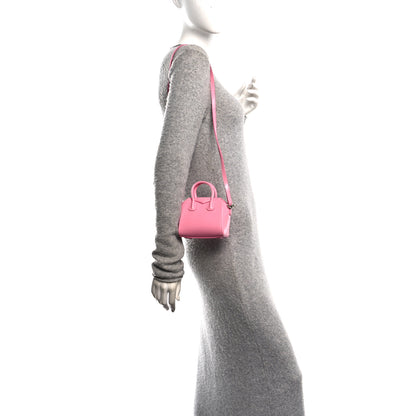 Givenchy Shiny Lord Calfskin Micro Antigona Bright Pink 2 of 10