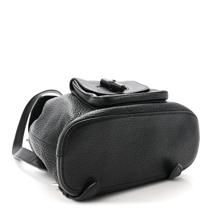 Gucci Calfskin Small Bamboo Backpack Black 4 of 12
