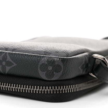 Louis Vuitton Monogram Eclipse Reverse Double Phone Pouch 10 of 11