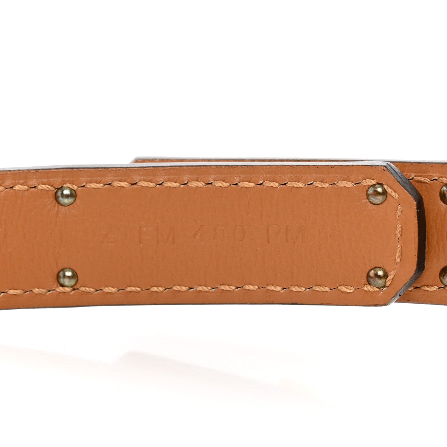 Hermes Epsom Kelly Pocket Belt Gold 4 of 6