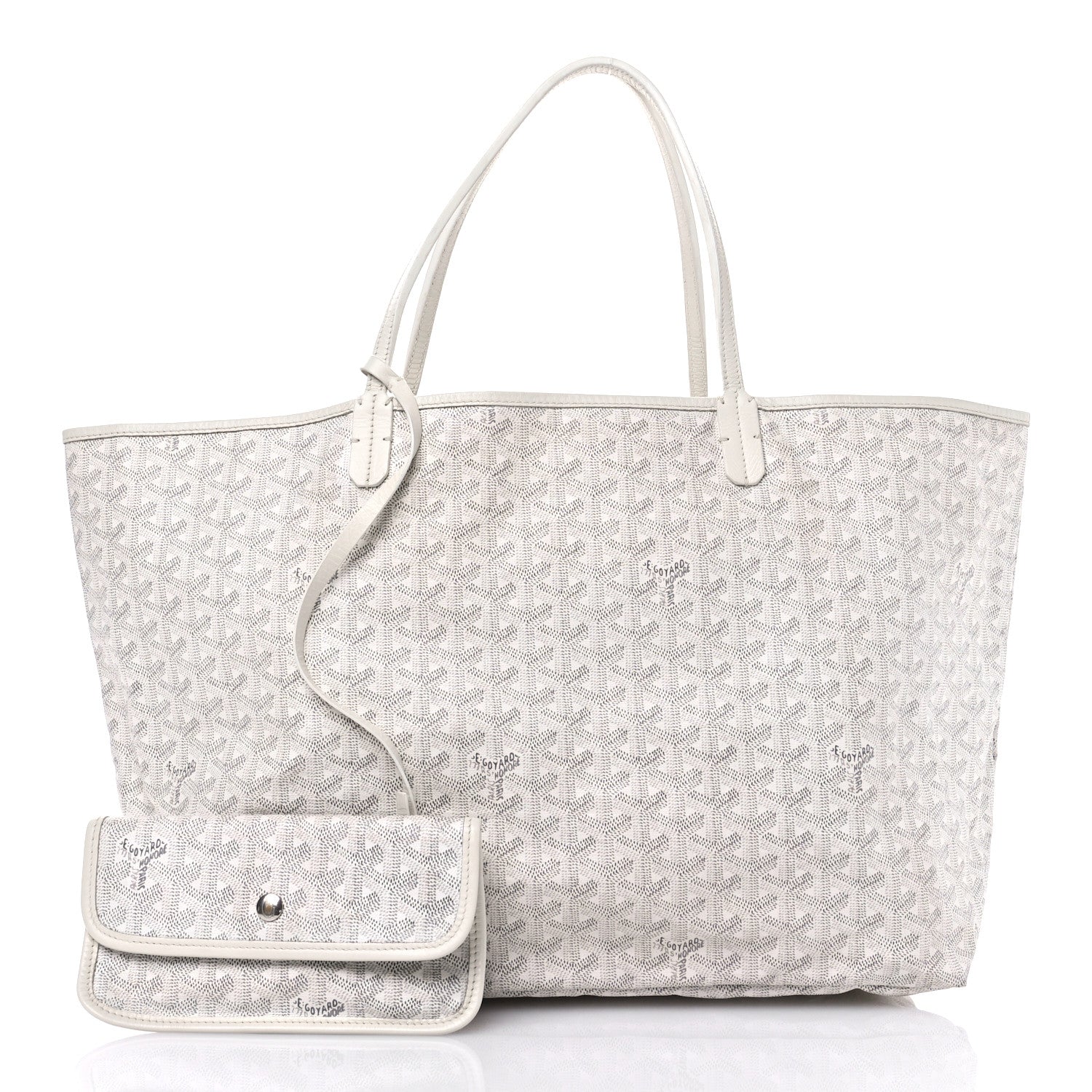 Goyard Goyardine Saint Louis GM White 3 of 10