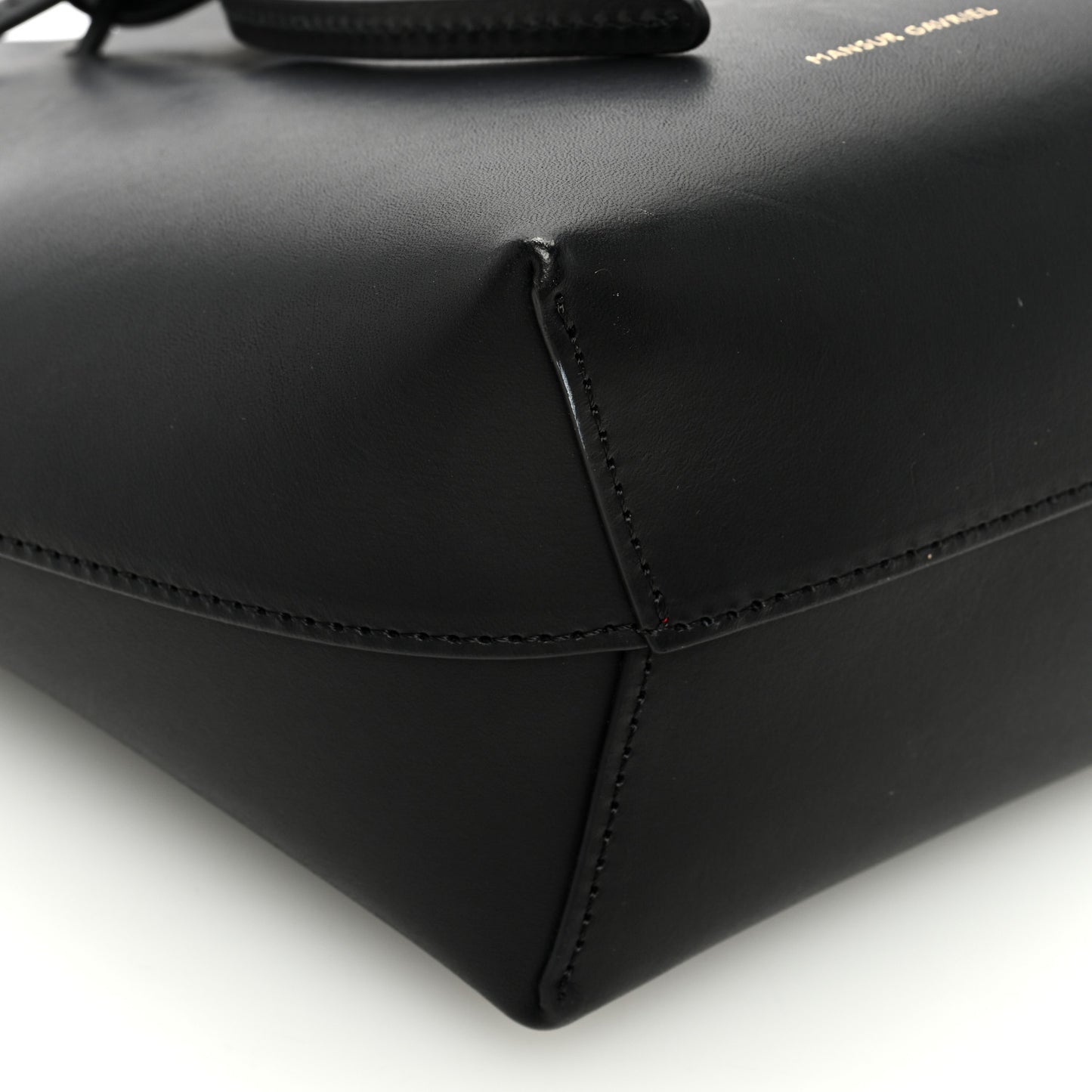Calfskin Mini Mini Bucket Bag Black Flamma