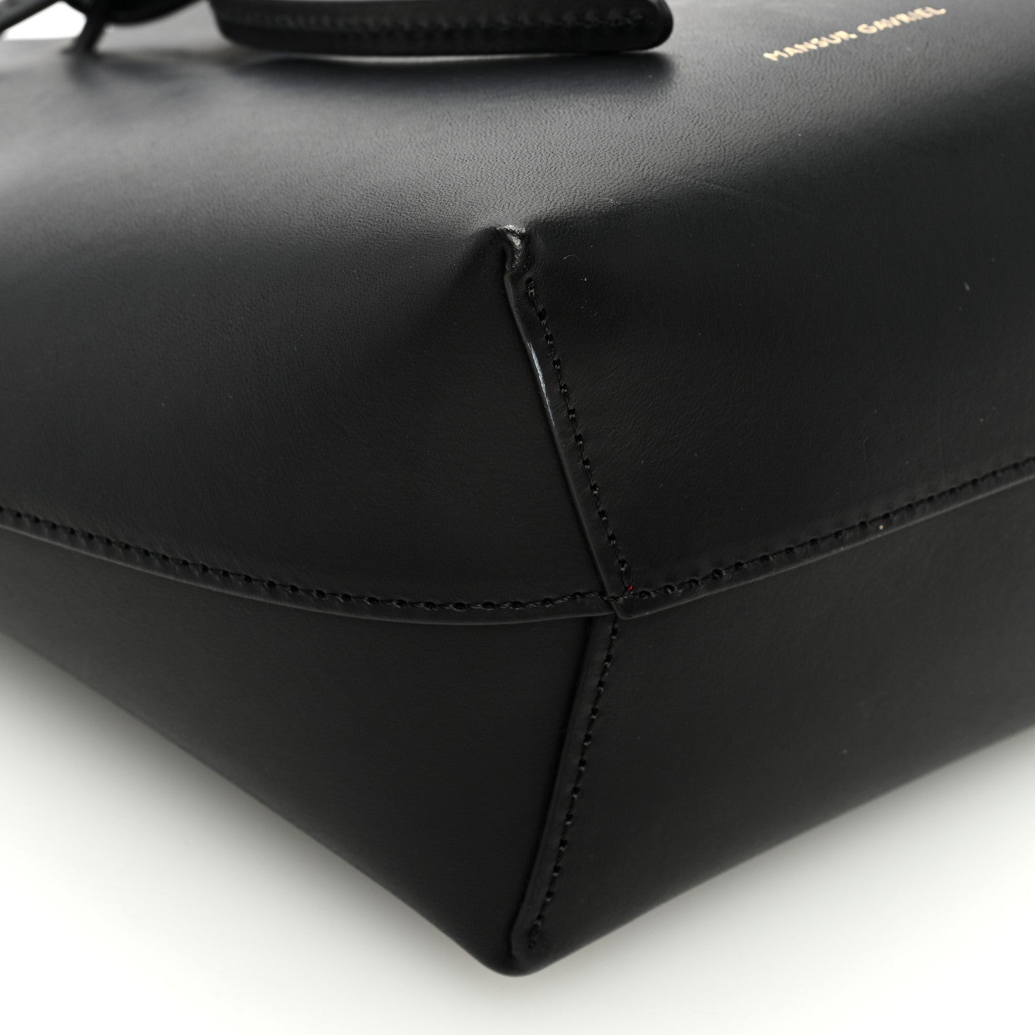 Mansur Gavriel Calfskin Mini Mini Bucket Bag Black Flamma 9 of 10