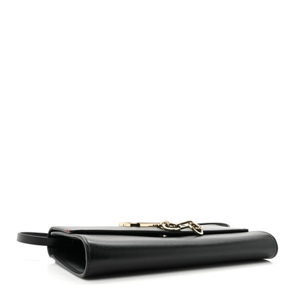 Valentino Garavani Calfskin VCase Chain Wallet Black 4 of 11