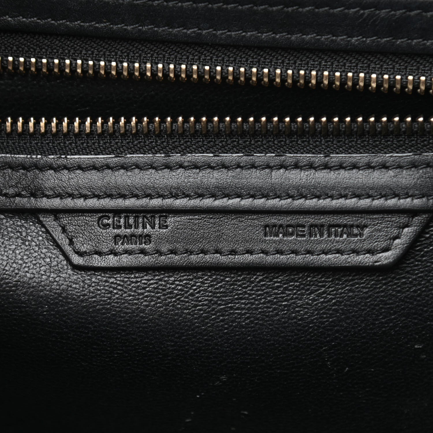 Celine Smooth Calfskin Mini Luggage Black 5 of 11